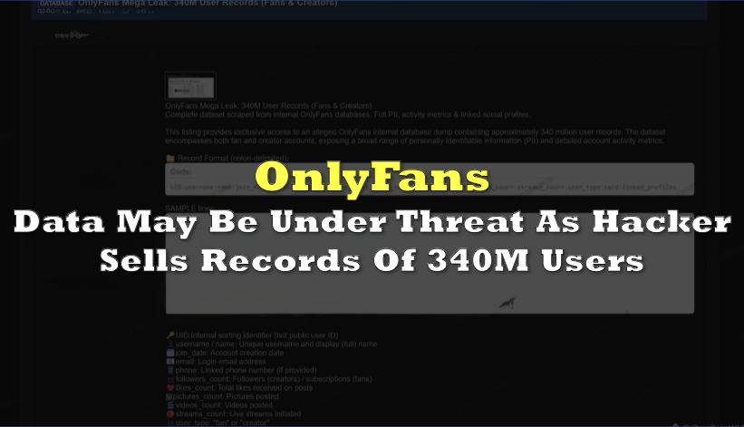 Alleged OnlyFans Data Leak Sparks Security Concerns