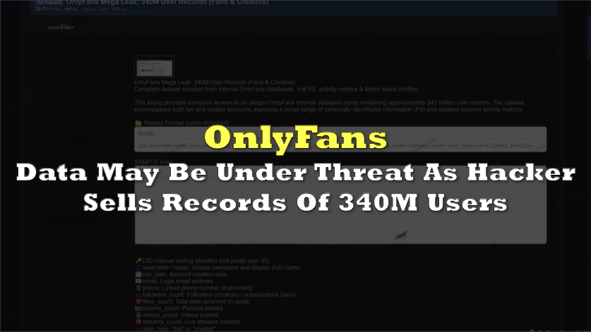 Alleged OnlyFans Data Leak Sparks Security Concerns