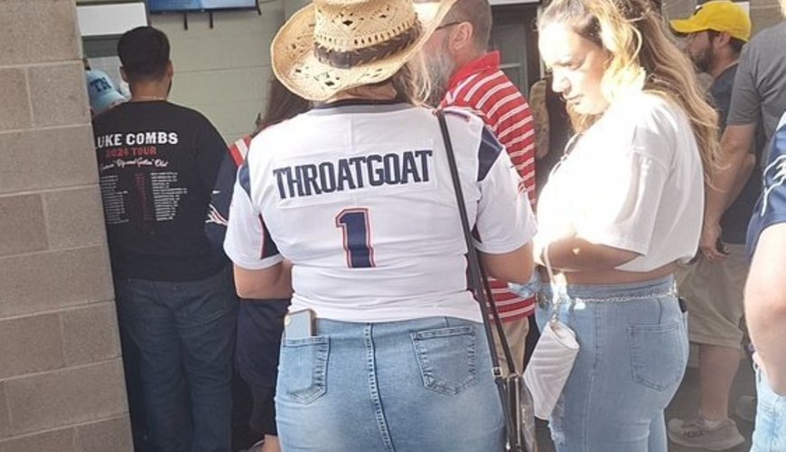 NFL Fans in Frenzy Over Bold Patriots Fan's NSFW Jersey Choice