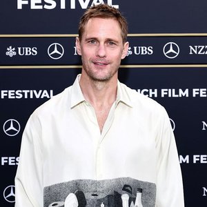 Alexander Skarsgård Stuns with Risqué Fashion Choice at 'Pillion' Photocall