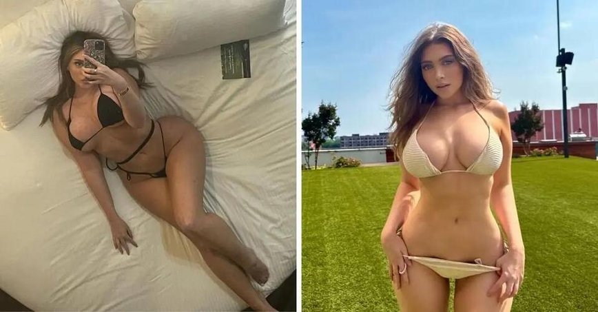 Ava Louise's Boldest Looks: From Poolside Glamour to Risque Bedroom Shots