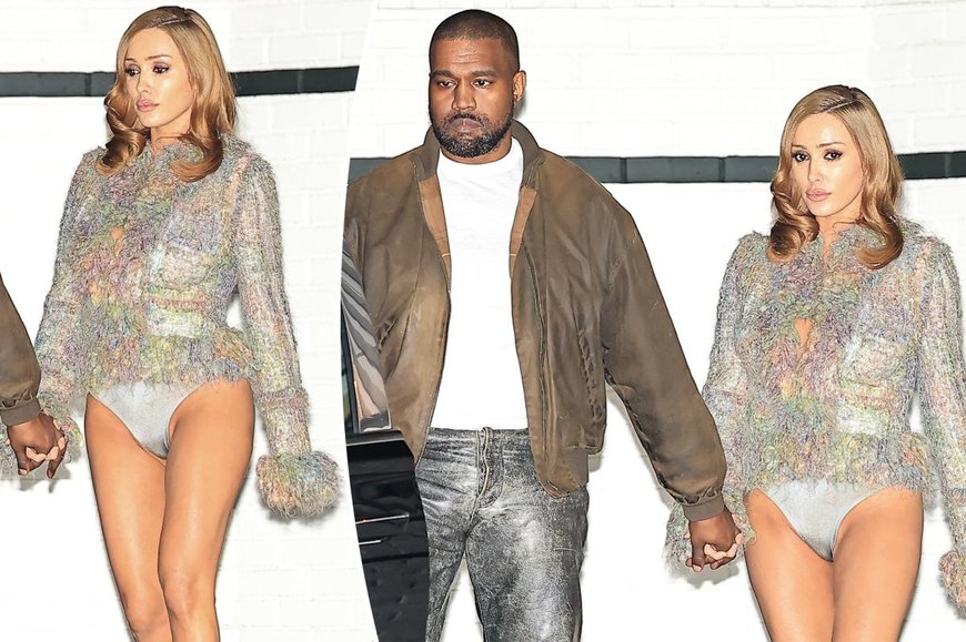 Bianca Censori and Kanye West