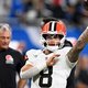 Browns QB Dillon Gabriel Shrugs Off Steelers' Pounding Defense in Week 6 Clash