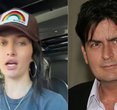 Sami Sheen Shuts Down Rumors of Dad Charlie's Financial Support