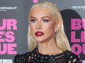 Christina Aguilera Stuns in Sheer Minidress with Festive Flair