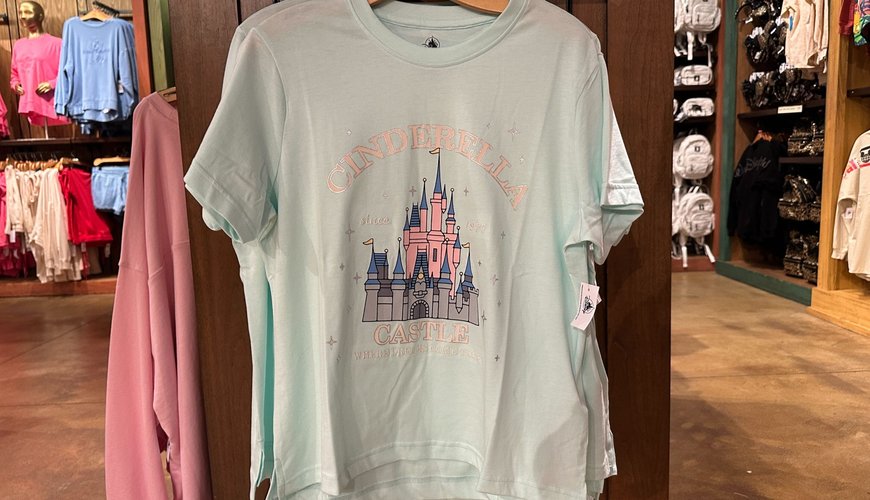 Snag the New Pink-Hued Cinderella Castle Tee at Disney World!