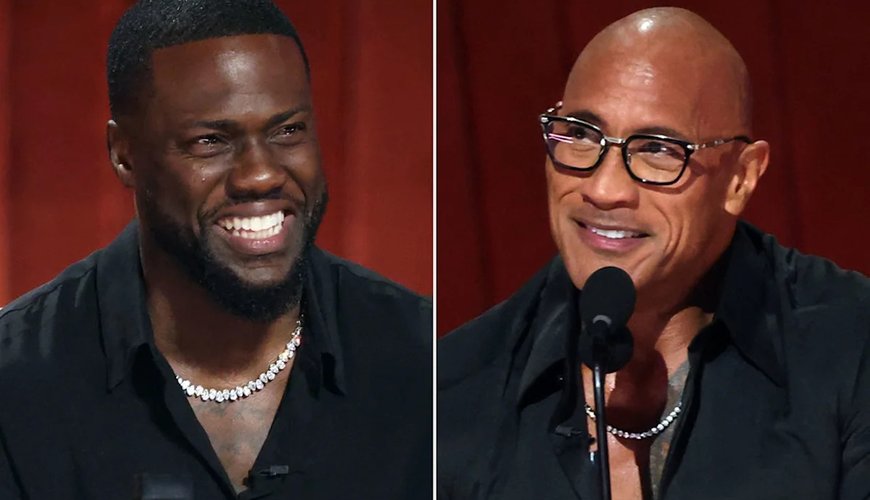 Dwayne Johnson Roasts Kevin Hart and Flirts with Eniko at Star-Studded Netflix Special