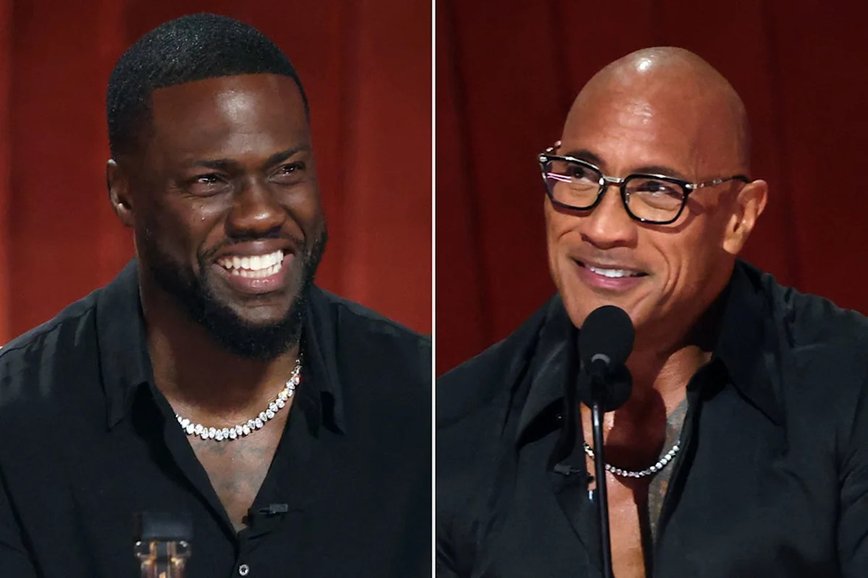 Dwayne Johnson Roasts Kevin Hart and Flirts with Eniko at Star-Studded Netflix Special