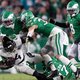Eagles’ New Secret Weapon: Tank Bigsby’s Reaction to Barkley’s Legendary Leap