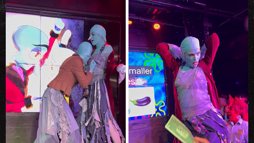 Vivian Wilson Dazzles with Spongebob-Themed Drag Performance in LA
