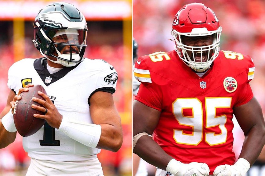 Jalen Hurts and Chris Jones' Fiery Exchange Steals the Show During Eagles vs. Chiefs Clash