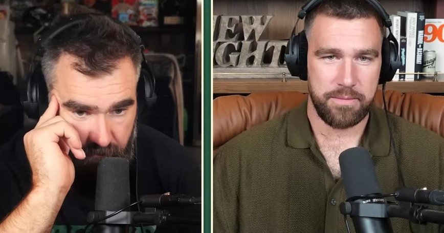 Jason Kelce's NSFW Gesture Leaves Travis Kelce in Stitches on New Heights Podcast