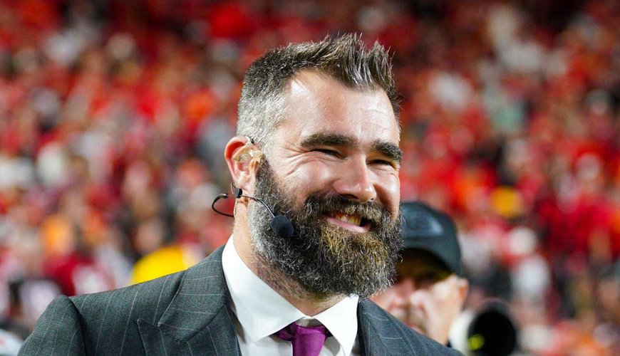 Jason Kelce Claps Back at Chiefs Fan's Critique with a Spot-On Tweet