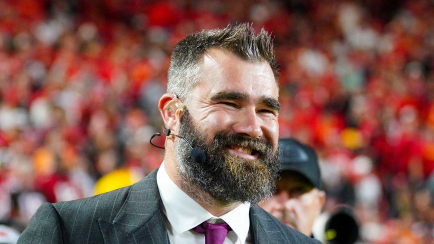 Jason Kelce Claps Back at Chiefs Fan's Critique with a Spot-On Tweet