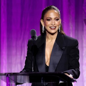 Jennifer Lopez Rocks the Red Carpet in Bold Blazer and Slip Dress Combo
