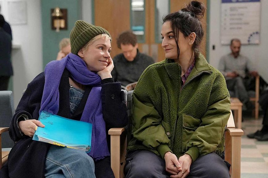 Jenny Slate and Michelle Williams Break Character in Hilarious 'Dying For Sex' Scene