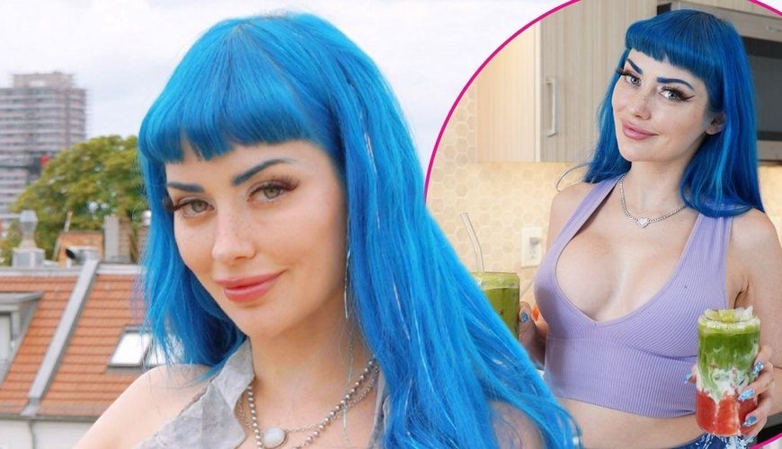 Jewelz Blu Brews Up a Vegan Blueberry Matcha Masterpiece in Her Kitchen