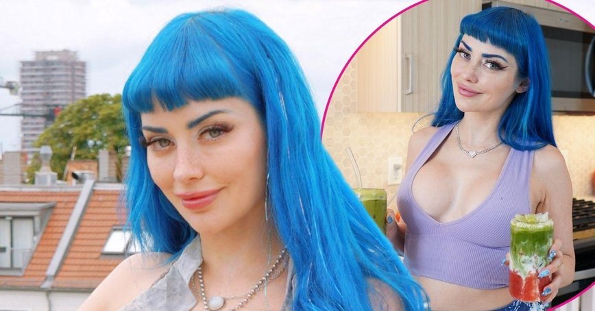 Jewelz Blu Brews Up a Vegan Blueberry Matcha Masterpiece in Her Kitchen