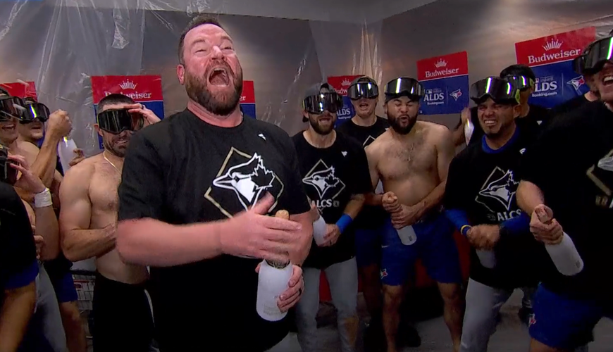 John Schneider Sparks Toronto Blue Jays Celebration with Iconic Call