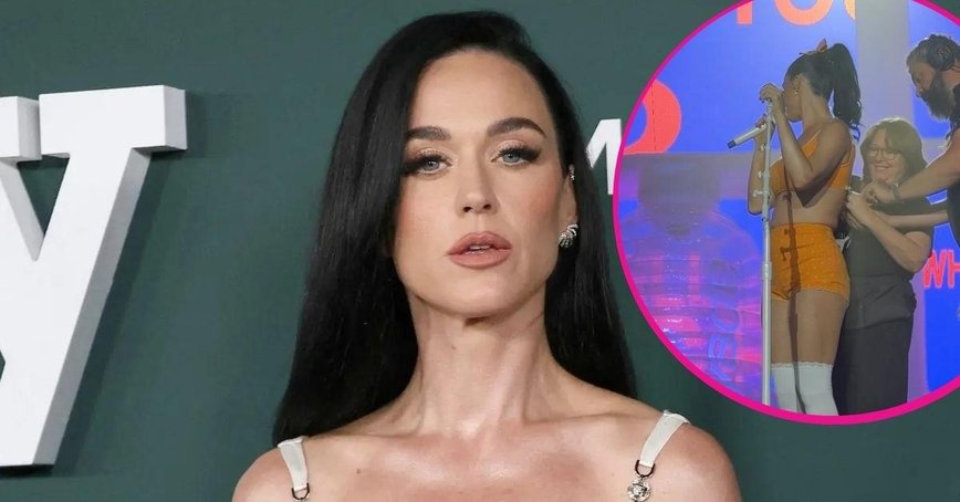 Katy Perry's Near Wardrobe Mishap Steals the Show in Switzerland