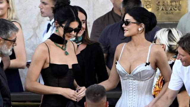 Kylie Jenner Steals the Spotlight as She Fixes Kendall Jenner’s Sheer Gown