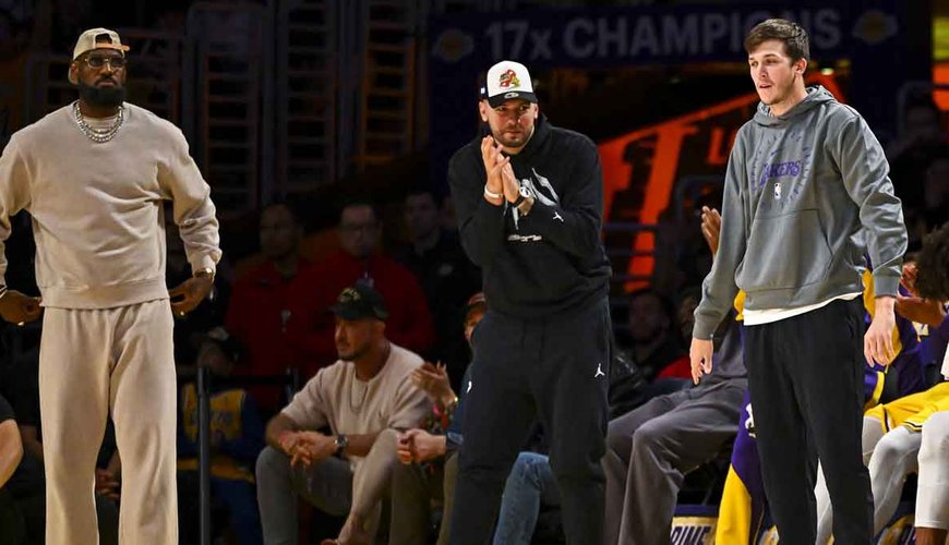 LeBron James Drops NSFW Comment While Luka Doncic Reacts to Austin Reaves' Clutch Performance