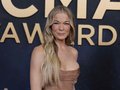 LeAnn Rimes Dazzles in Daring Black Lace Corset Dress with Side Cutouts