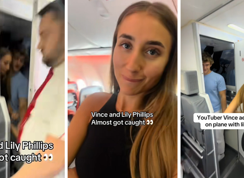 Lily Phillips and Vince Iannone Touch Down with Mile High Club Antics