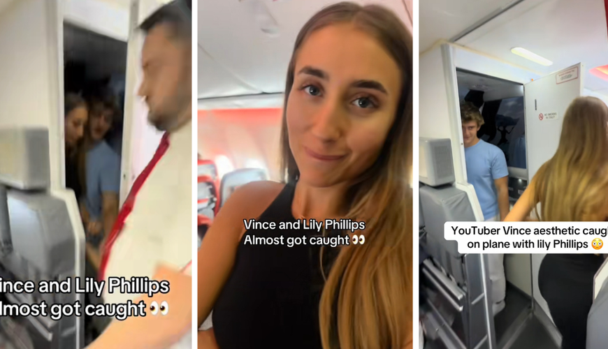 Lily Phillips and Vince Iannone Touch Down with Mile High Club Antics