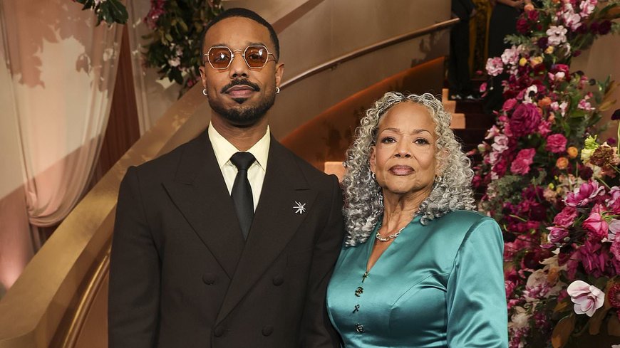 Michael B. Jordan's mom's reaction to Nikki Glaser's raunchy joke goes viral at Golden Globes