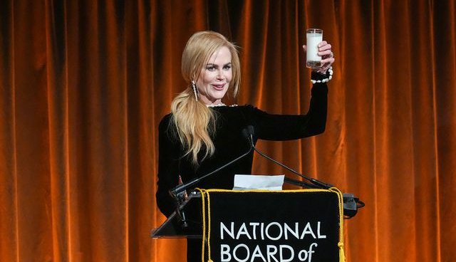 Nicole Kidman's Milky Nod to 'Babygirl': An Award Show Moment to Remember