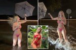 OnlyFans Star Faces Backlash for Controversial Hurricane Stunt