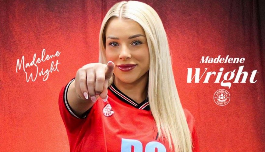 OnlyFans Sensation Madeleine Wright Joins Chatham Town Women
