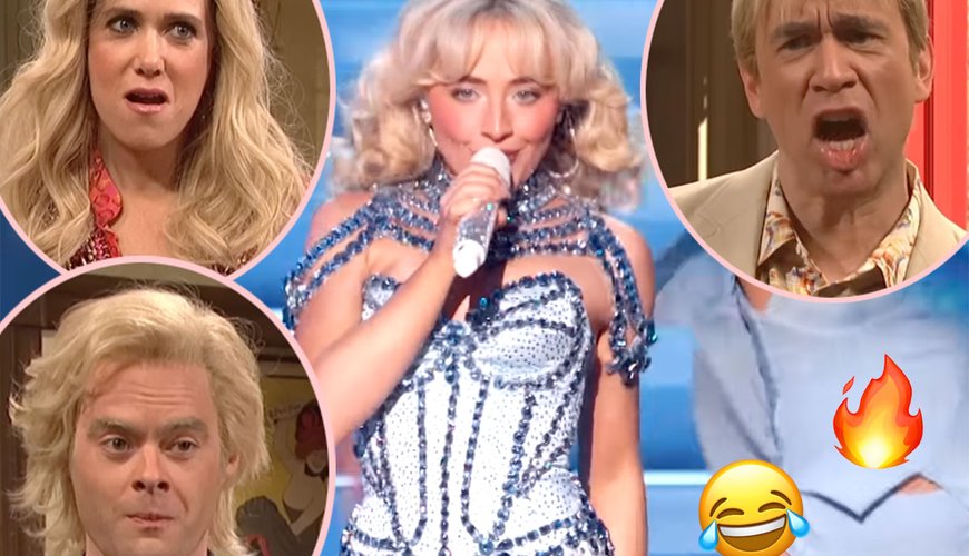 Sabrina Carpenter's SNL Tribute Takes NSFW Turn on Stage