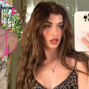 Sami Sheen Stuns in Daring Pink Swimsuit During Palm Springs Getaway