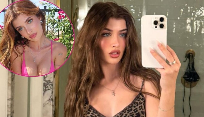 Sami Sheen Stuns in Daring Pink Swimsuit During Palm Springs Getaway