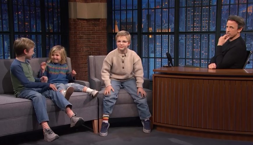 Seth Meyers' Kids Steal the Spotlight with Hilarious Live TV Moment