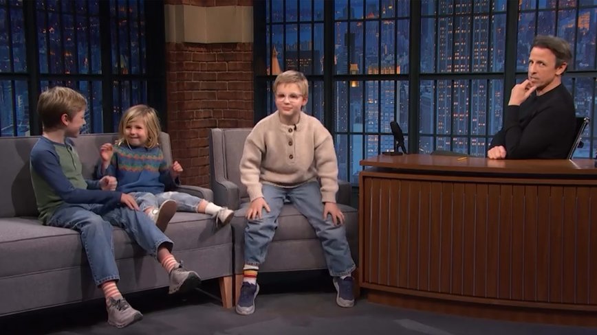 Seth Meyers' Kids Steal the Spotlight with Hilarious Live TV Moment