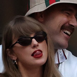 Travis Kelce Gets Lost in Taylor Swift 'Wood' Reference on Podcast