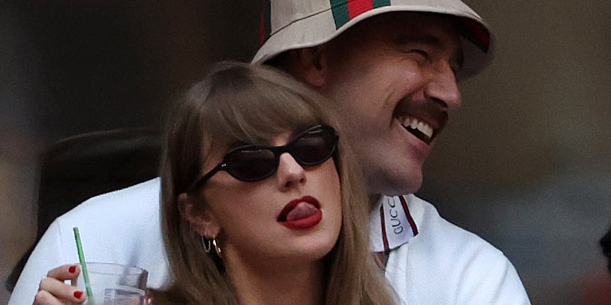 Travis Kelce Gets Lost in Taylor Swift 'Wood' Reference on Podcast