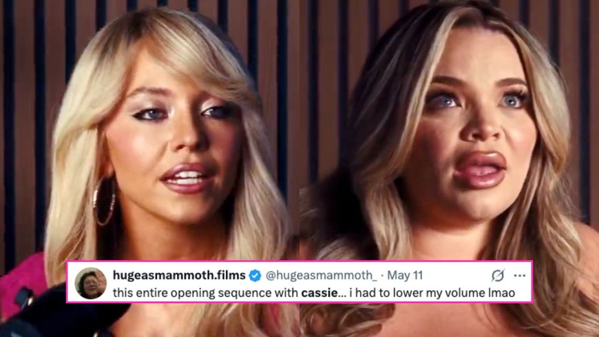 Trisha Paytas and Sydney Sweeney Euphoria Scene