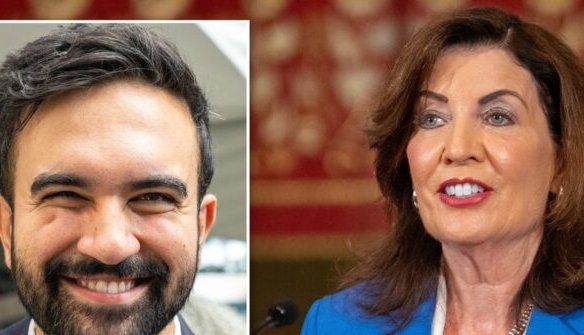 NY Governor Kathy Hochul Faces Fiery 'Tax the Rich!' Chants at Mamdani Rally