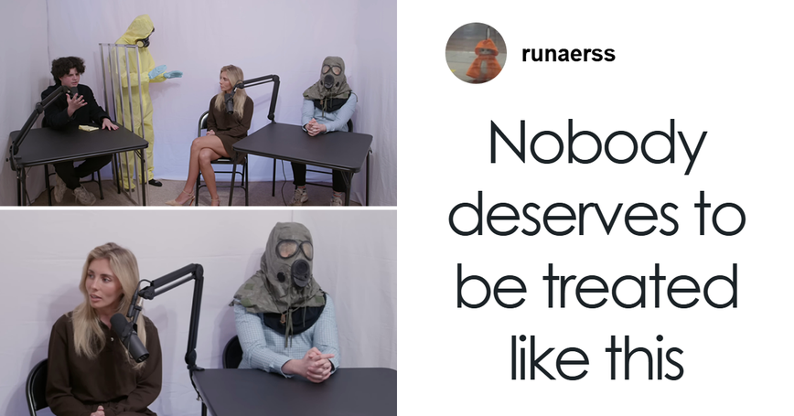 YouTuber's Hazmat Stunt With Bonnie Blue Sparks Backlash